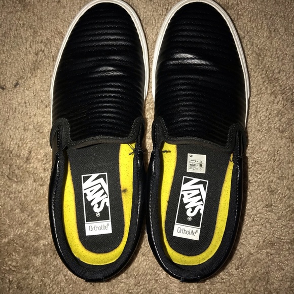 vans ortholite slip on
